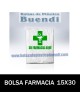 BOLSAS DE FARMACIA PERSONALIZADA SOBRE (15x30)