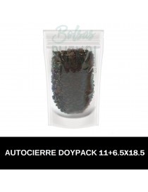 Bolsas Polietileno Transparentes Doypack 11x18.5+6.5